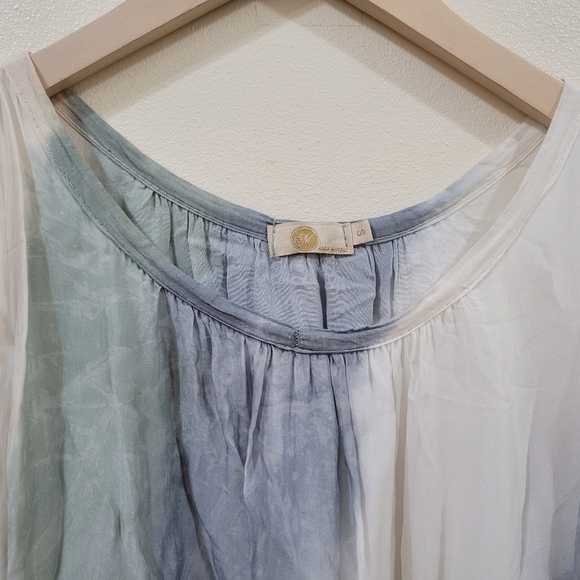 M Made in Italy Tie dye Maxi Silk Dress - Picture 9 of 12